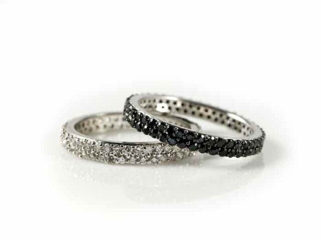 15 Black Wedding Rings That Are Beautiful - Honey Brides
